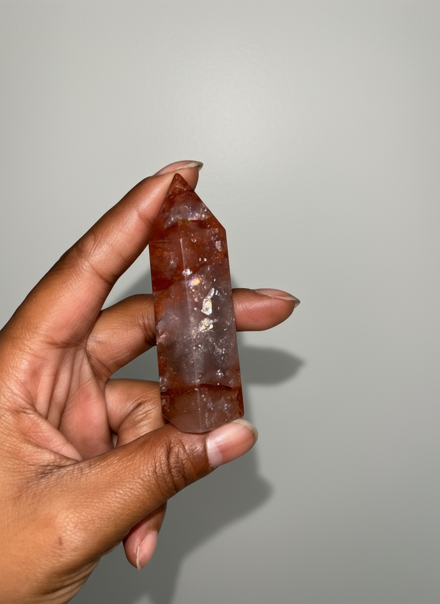 HQ Hematoid “Fire” Quartz Tower(s)