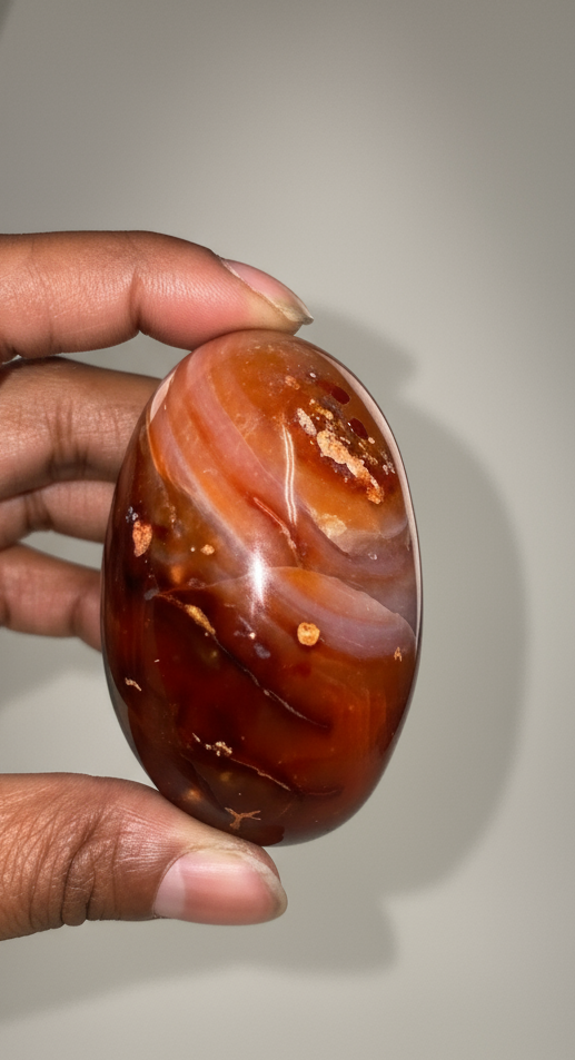 Carnelian Palmstone(s)