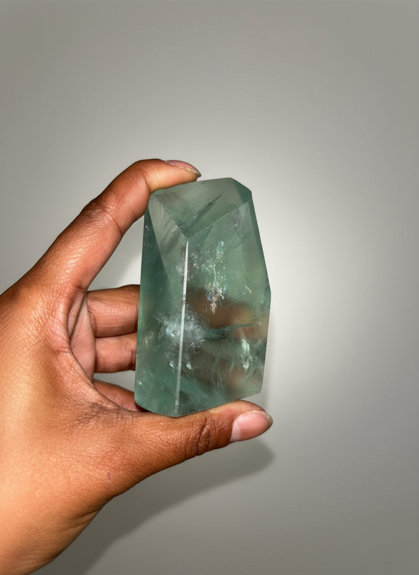 Green Fluorite Freeform