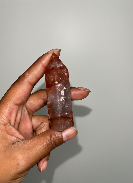 HQ Hematoid “Fire” Quartz Tower(s)