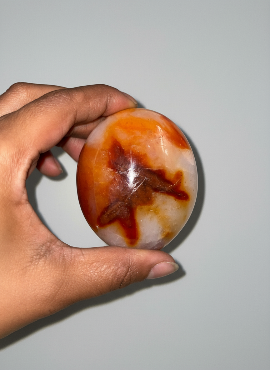 Carnelian Palmstone(s)