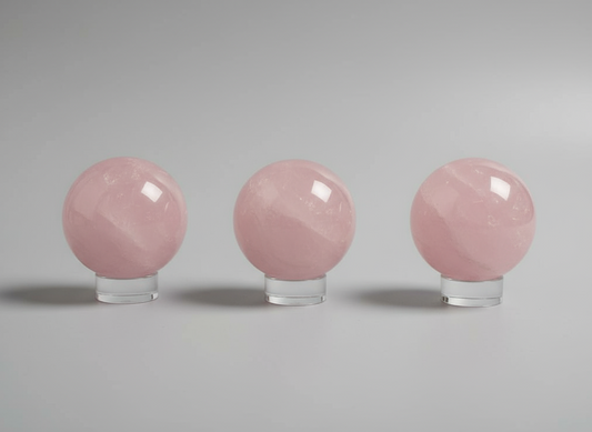 Mini HQ Rose Quartz Sphere(s)