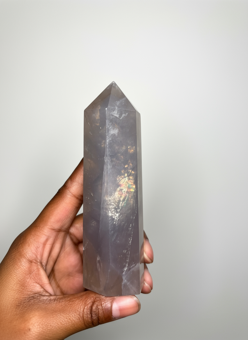 HQ Blue Rose Quartz Tower(s)