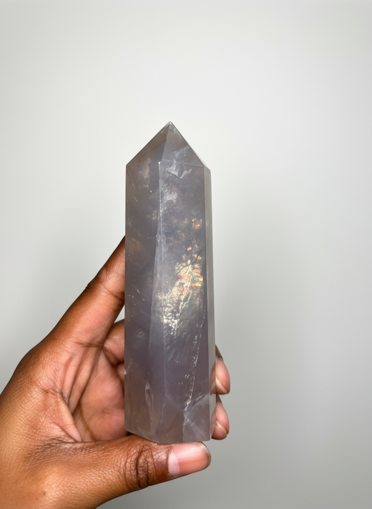 HQ Blue Rose Quartz Tower(s)