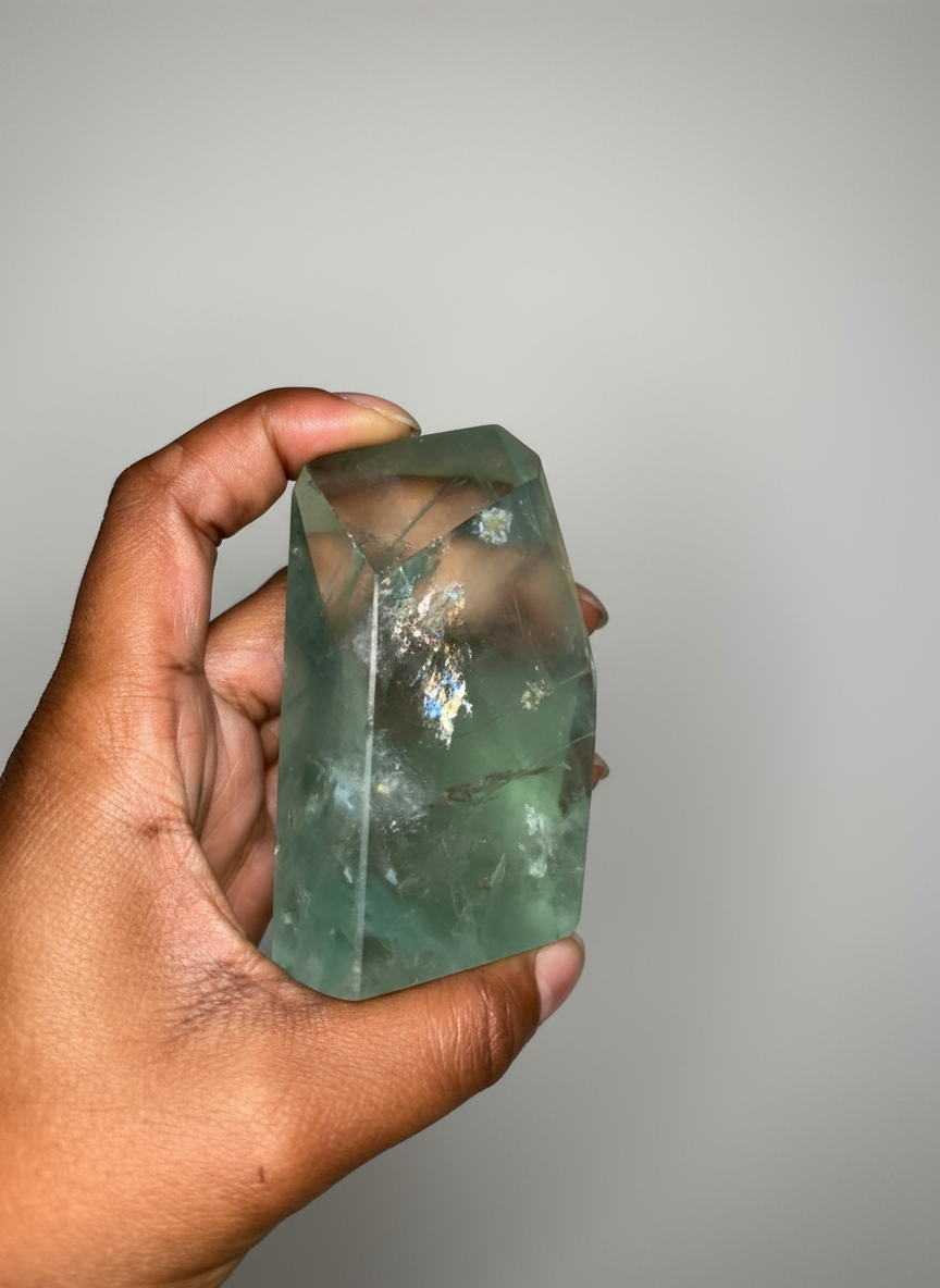 Green Fluorite Freeform
