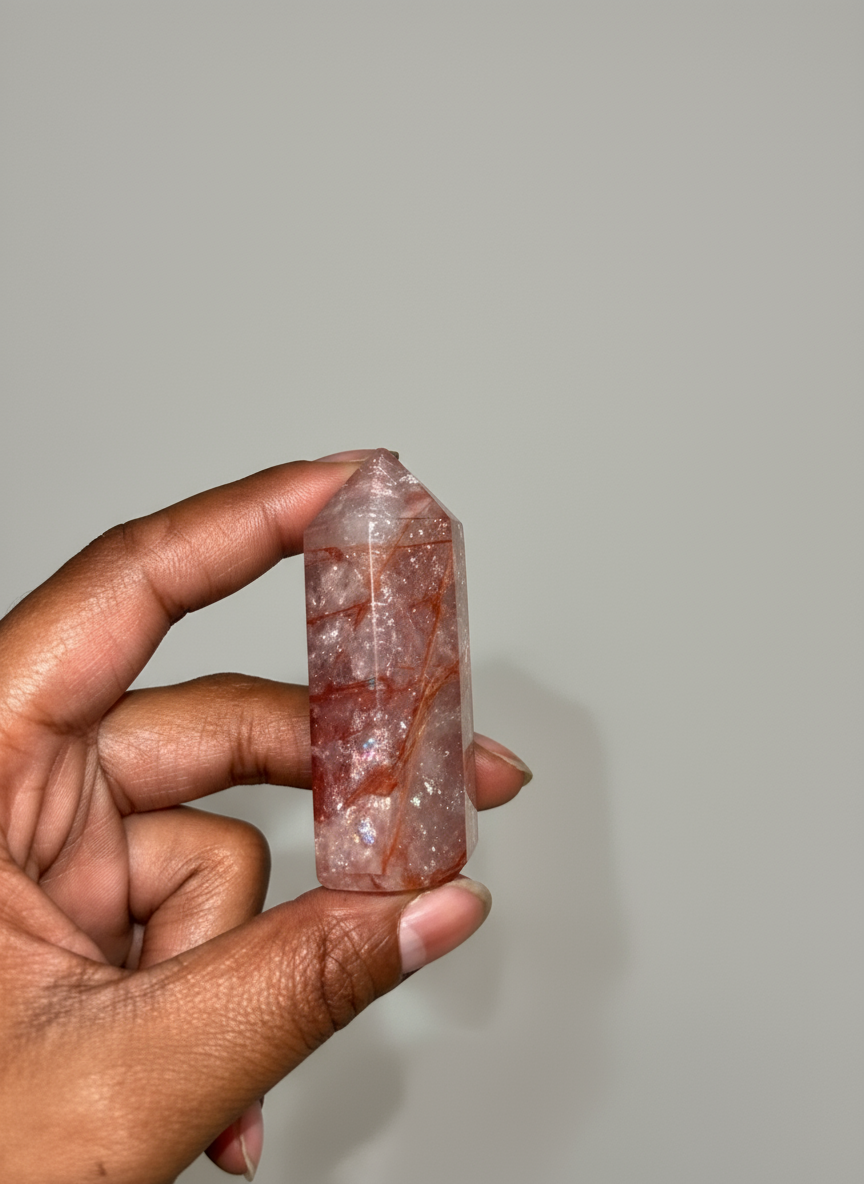 HQ Hematoid “Fire” Quartz Tower(s)