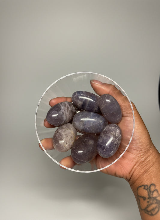 XL Blue Rose Quartz Tumble(s)