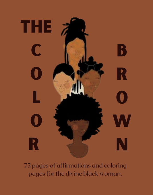 The Color Brown — Affirmation + Coloring EBook