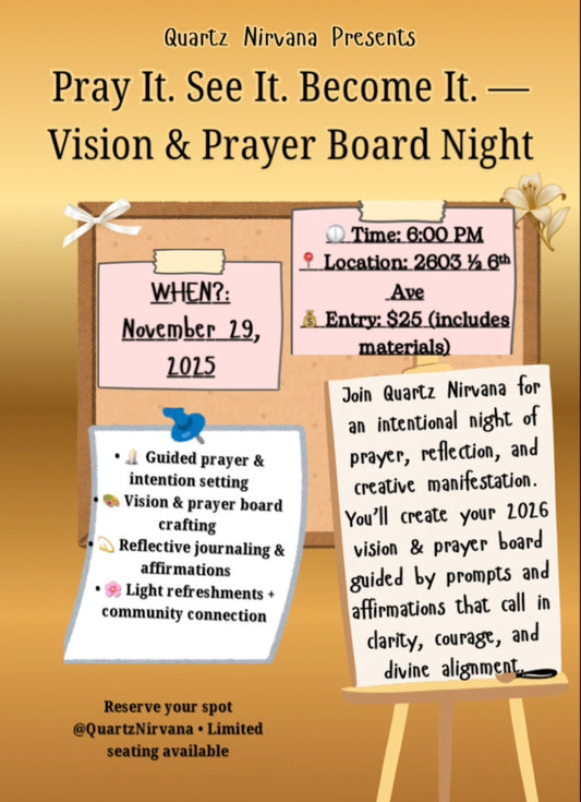Vision + Prayer Board Night